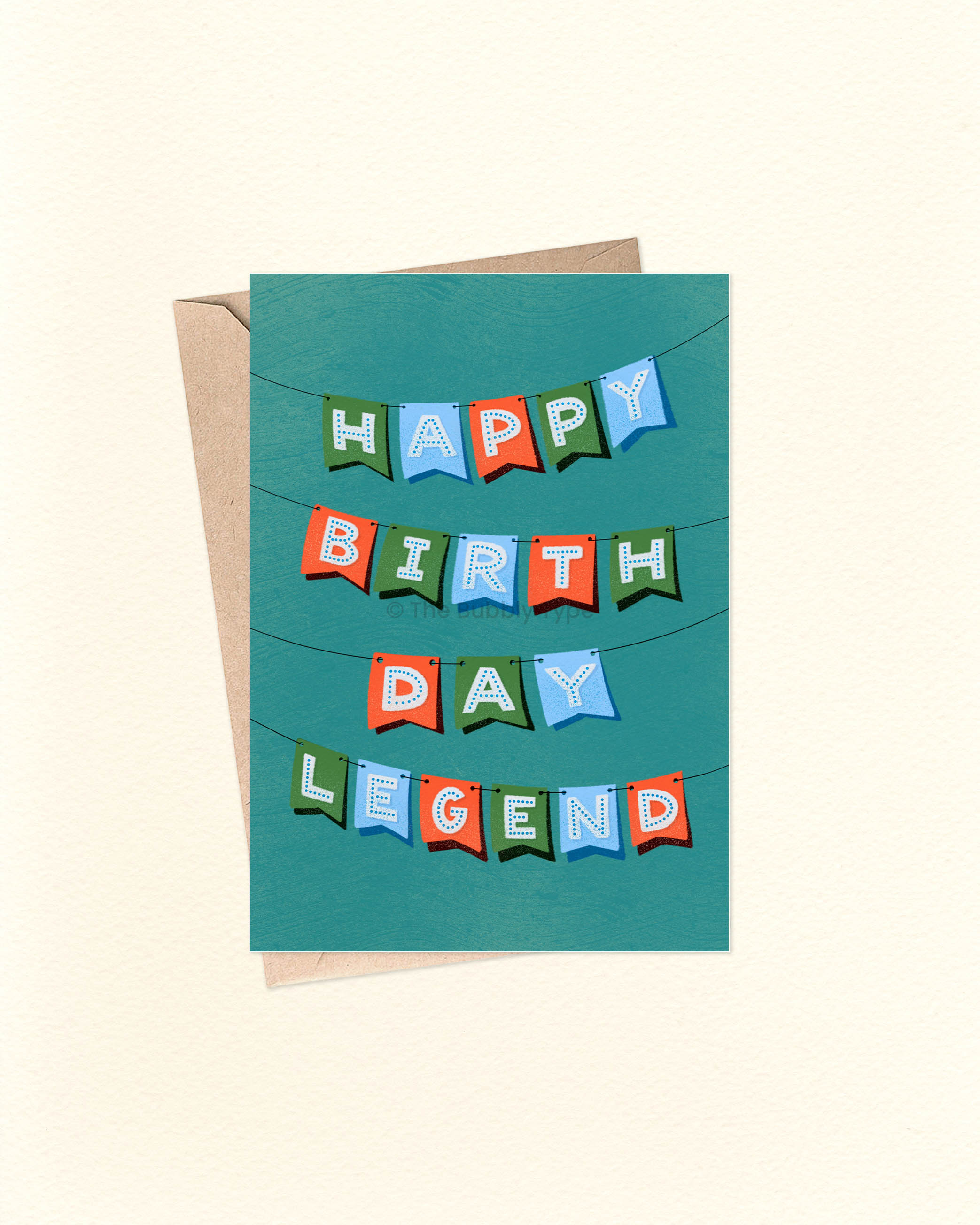 Happy Birthday Legend - A6 Greeting Card