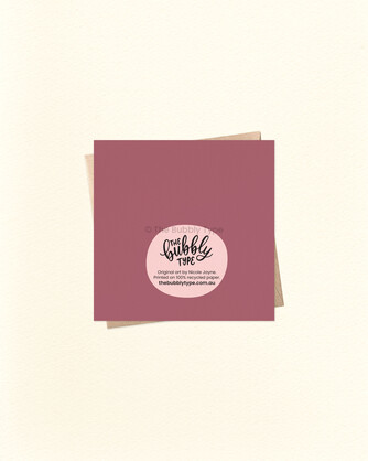 Happy Birthday Sunshine - Small Square Greeting Card