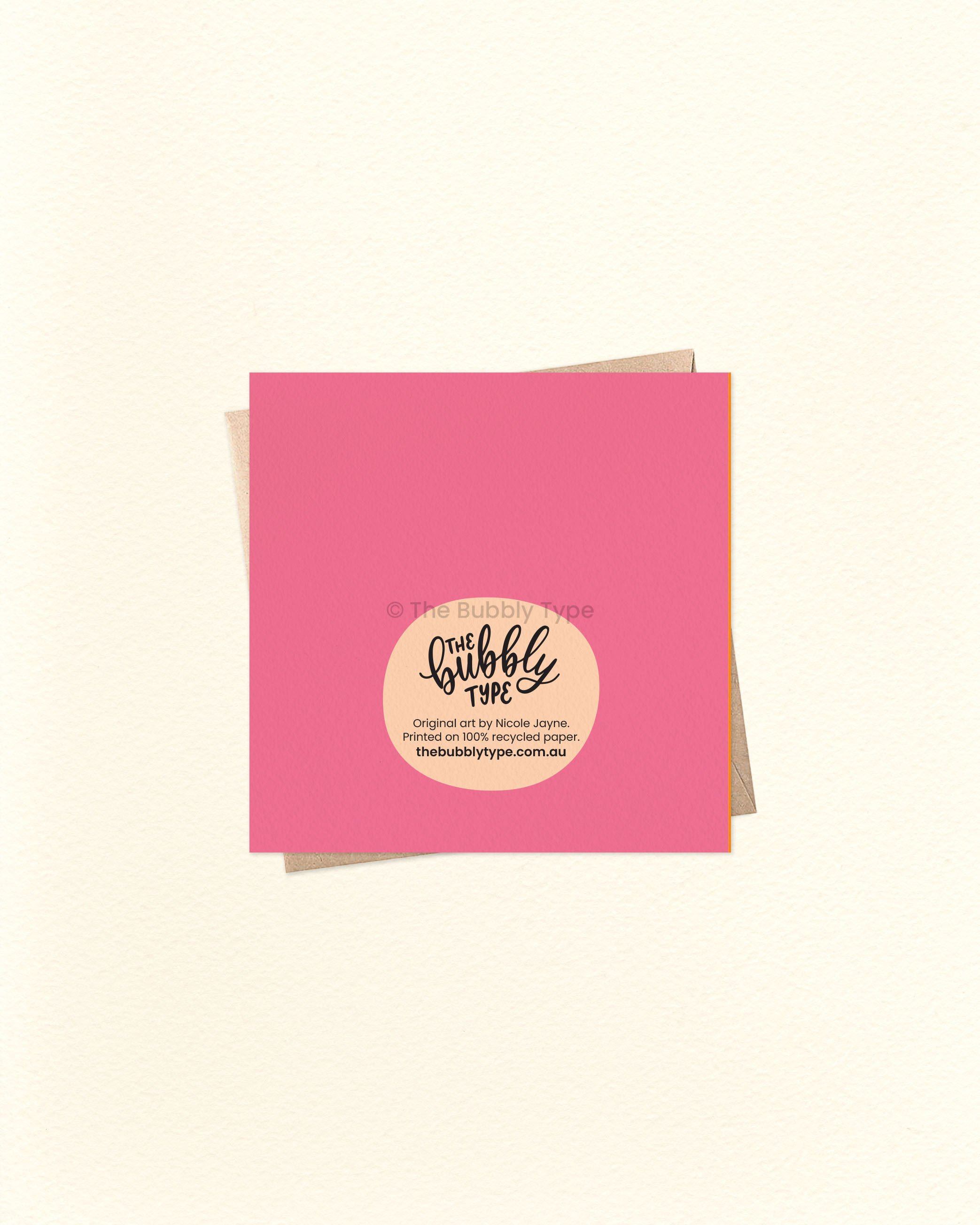 Happy Birthday Lovely - Small Square Greeting Card