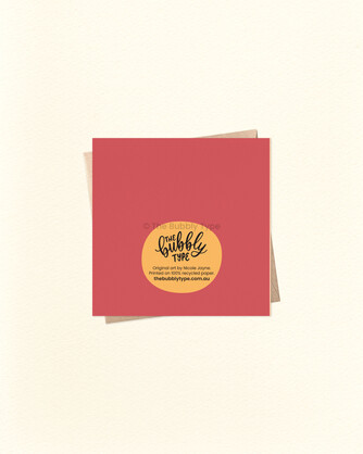 Happy Freakin' Birthday - Small Square Greeting Card
