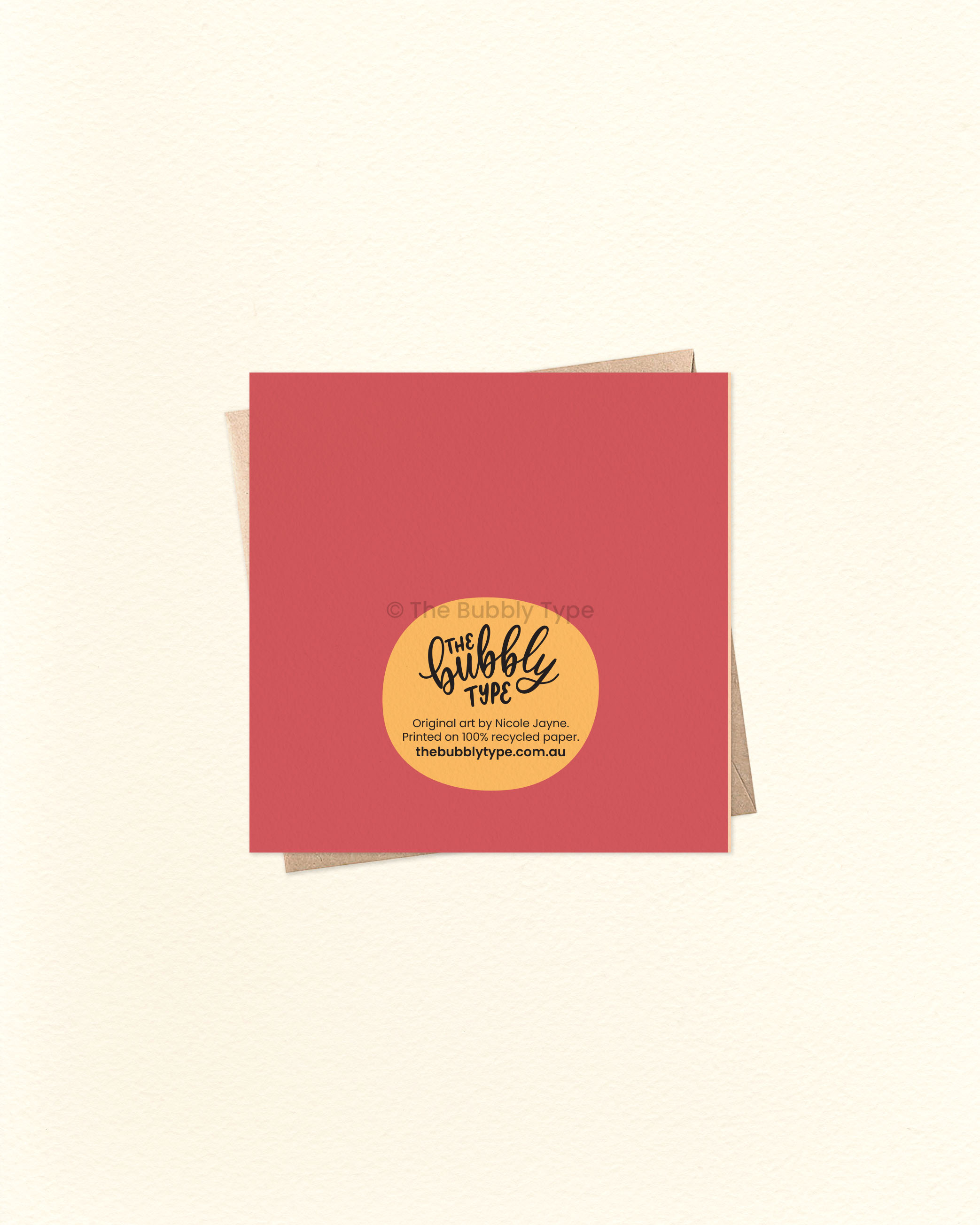 Happy Freakin' Birthday - Small Square Greeting Card