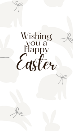 Bunnies- Wishing You a Happy Easter