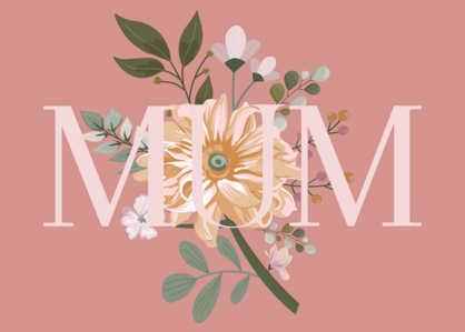 Pink MUM Card