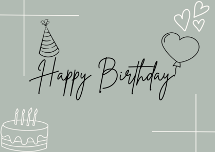 Cream Gift Boxes Happy Birthday