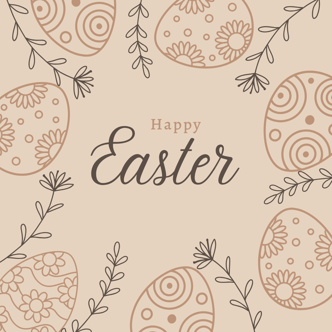 Happy Easter eggs Card