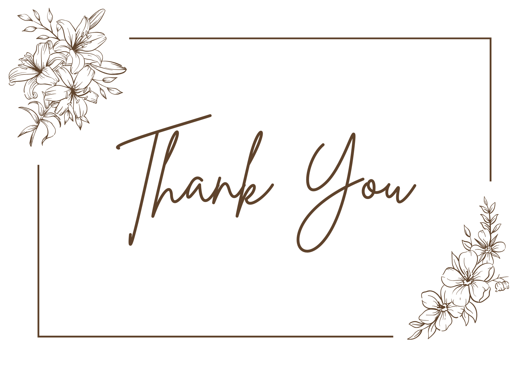 minimal Thank You