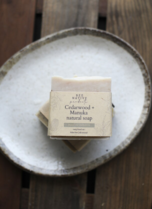 Cedarwood + Manuka soap bar