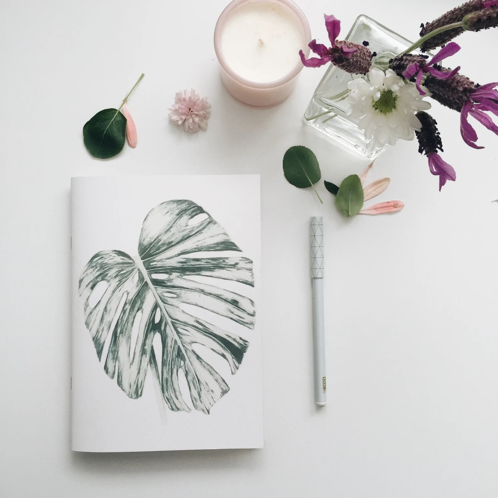 Monstera Leaf Notebook