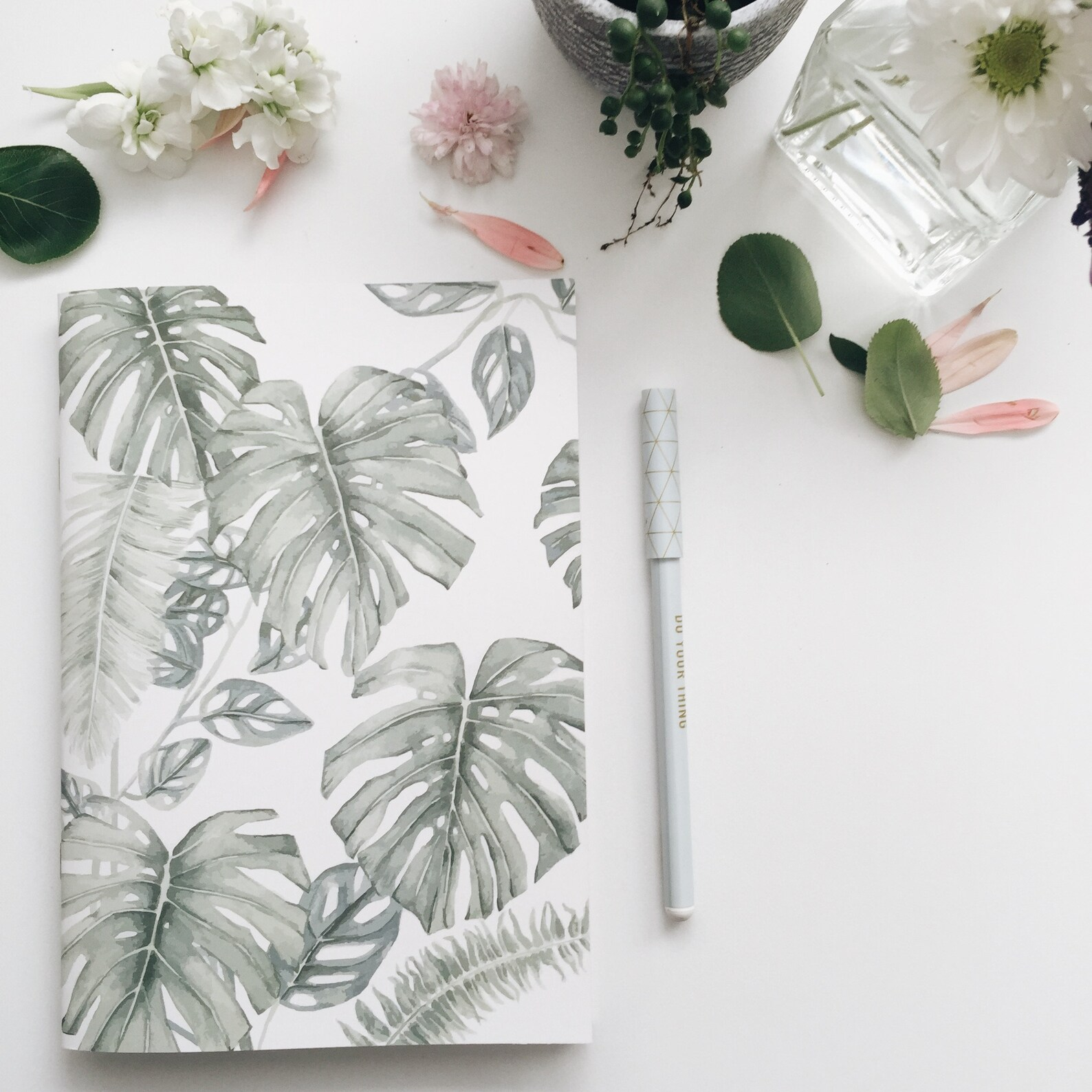 Tropical Leaves Notebook