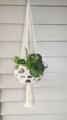 Macrame Plant Hanger - Natural