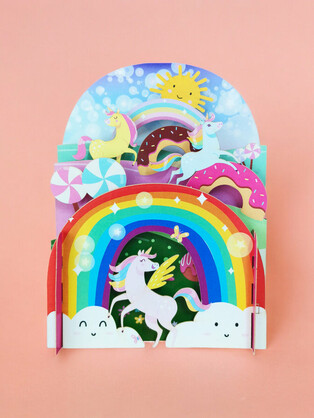 KID039 Pop up Card
