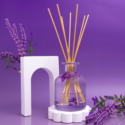 Reed Diffuser: Black Amber & Lavender