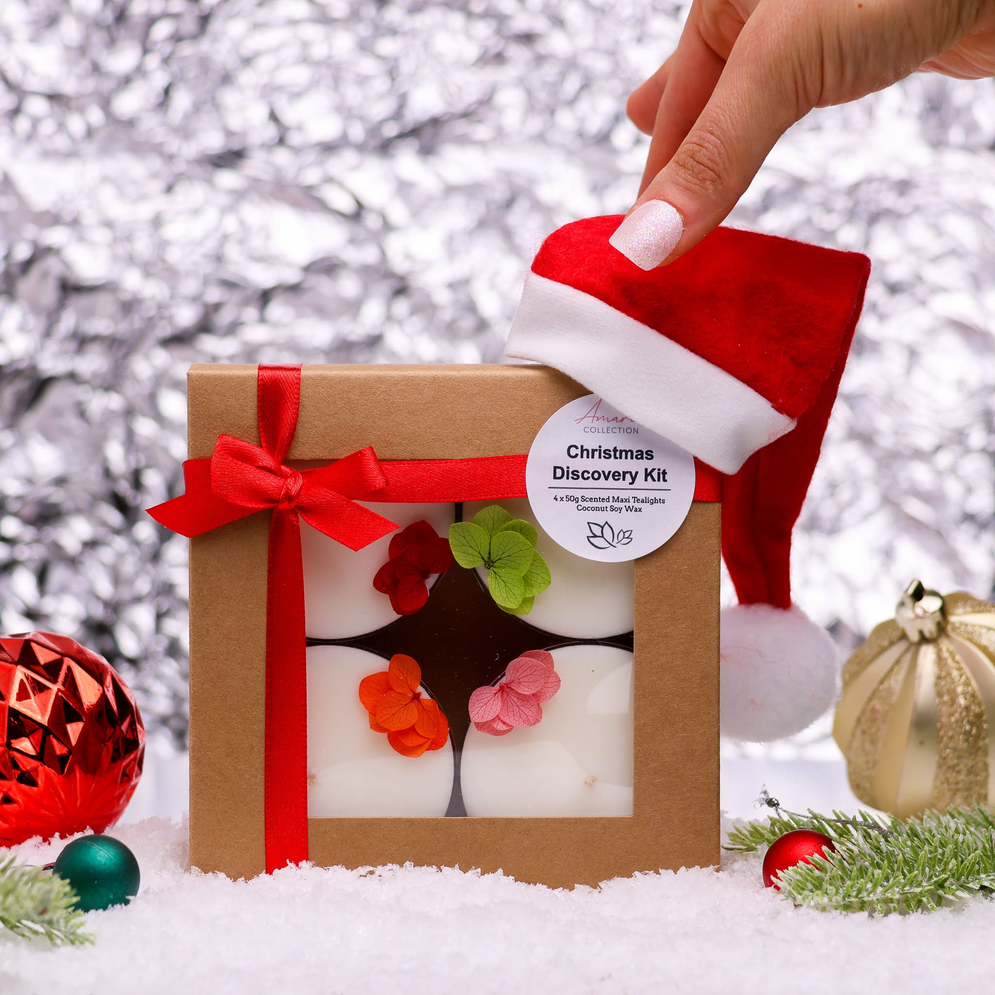 Christmas Tea Light Gift Set