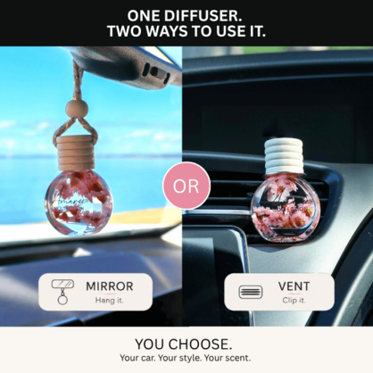 Car Diffuser 2-in-1 Australian Made | Lychee Peony