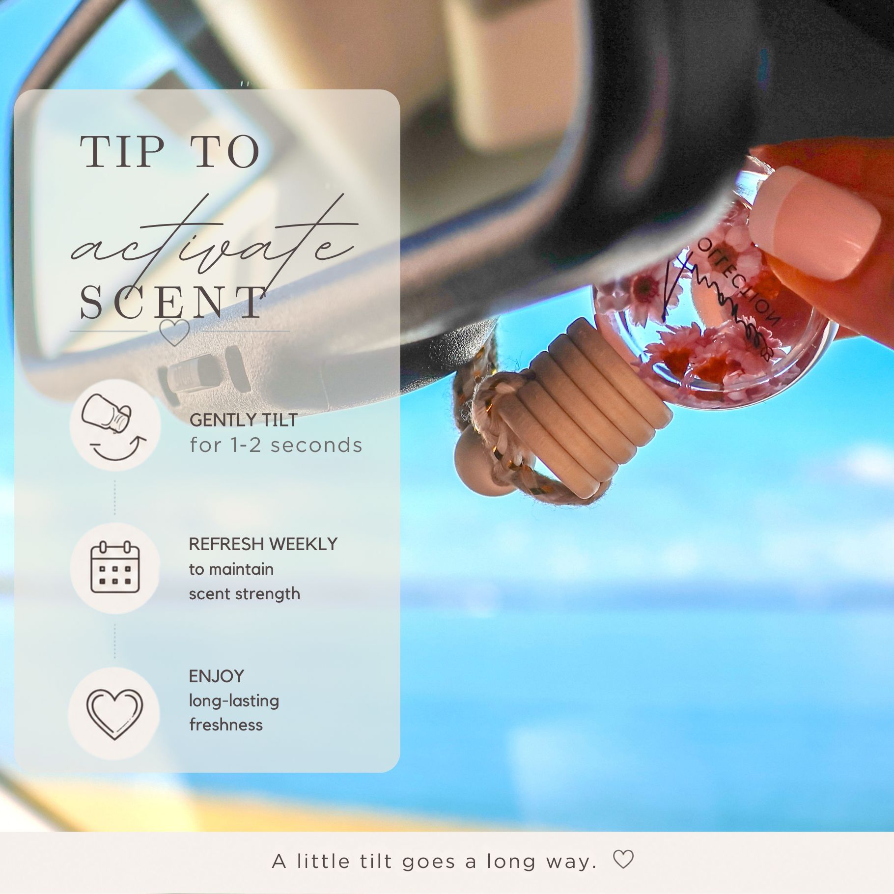 Car Diffuser 2-in-1 Australian Made | Lychee Peony