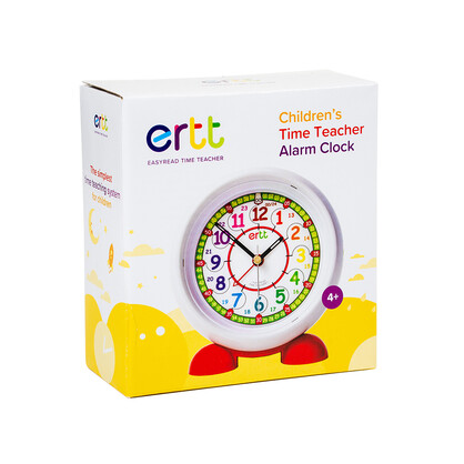 CHILD'S ALARM CLOCK RAINBOW 12/24HR