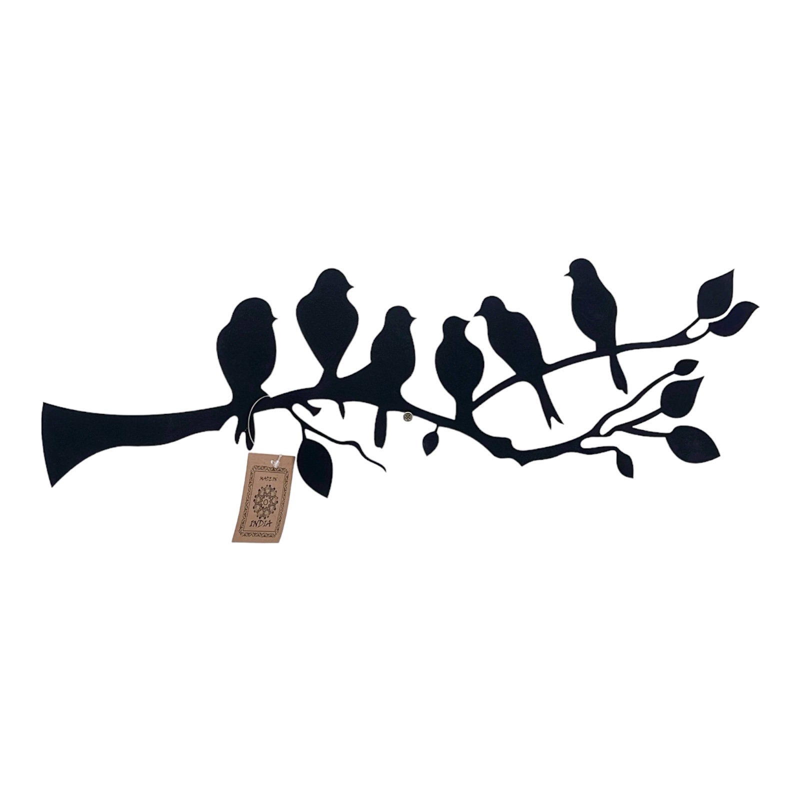 Metal wall art Birds on branch home decor