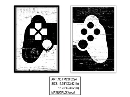 Modern Gamer Wall Art – Set of 2