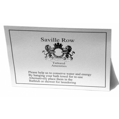 Saville Row Environmental Card