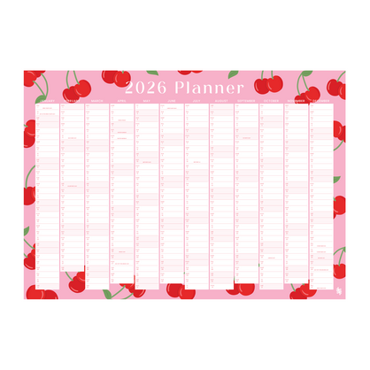 Iko Iko 2026 Wall Planner Cherries