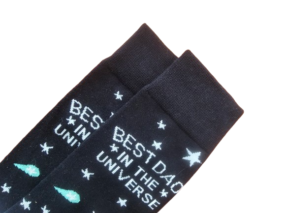 Best Dad in the Universe Socks