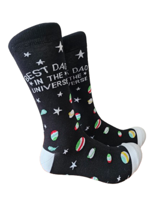 Best Dad in the Universe Socks