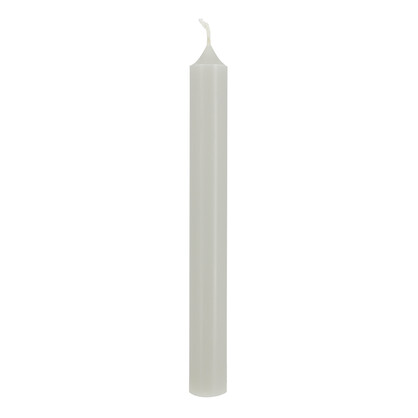 Dinner Candle 20cm Grey