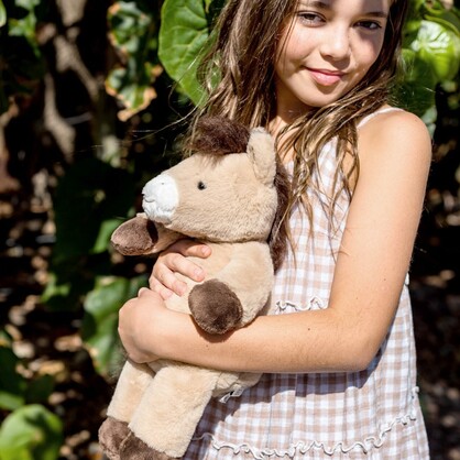 Dusty Pony (Vegan Angora) Soft Toy 14"/ 36cm