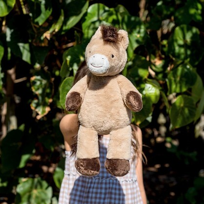 Dusty Pony (Vegan Angora) Soft Toy 14"/ 36cm