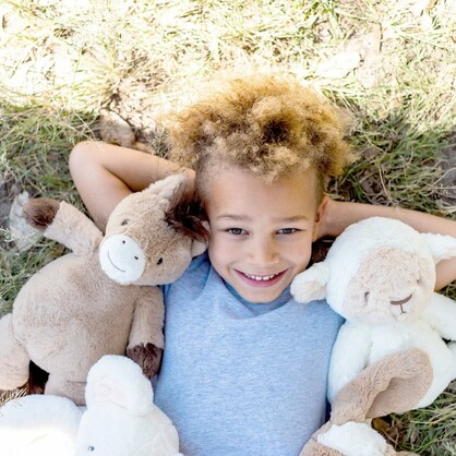 Dusty Pony (Vegan Angora) Soft Toy 14"/ 36cm