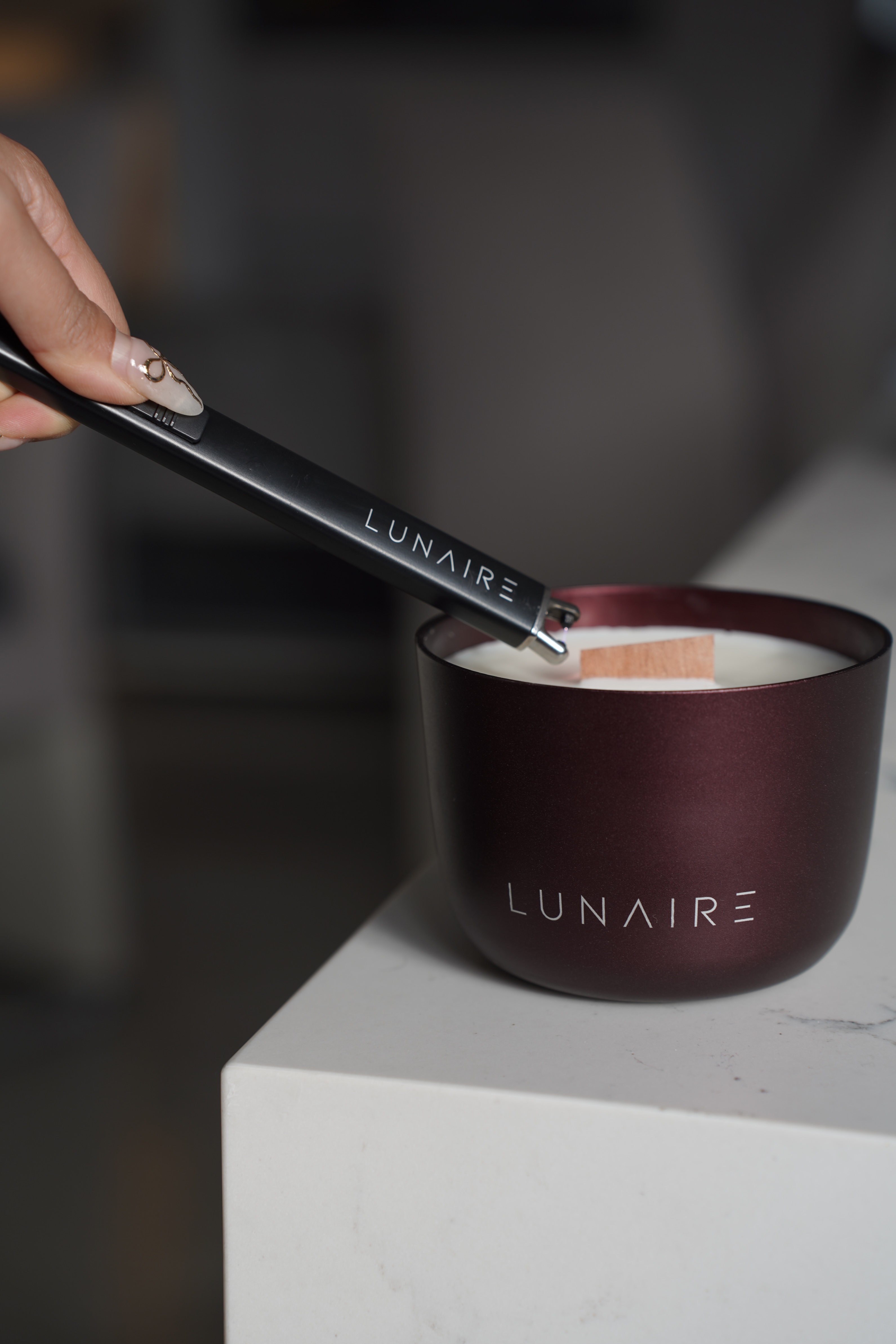 Forever Candle Burgundy