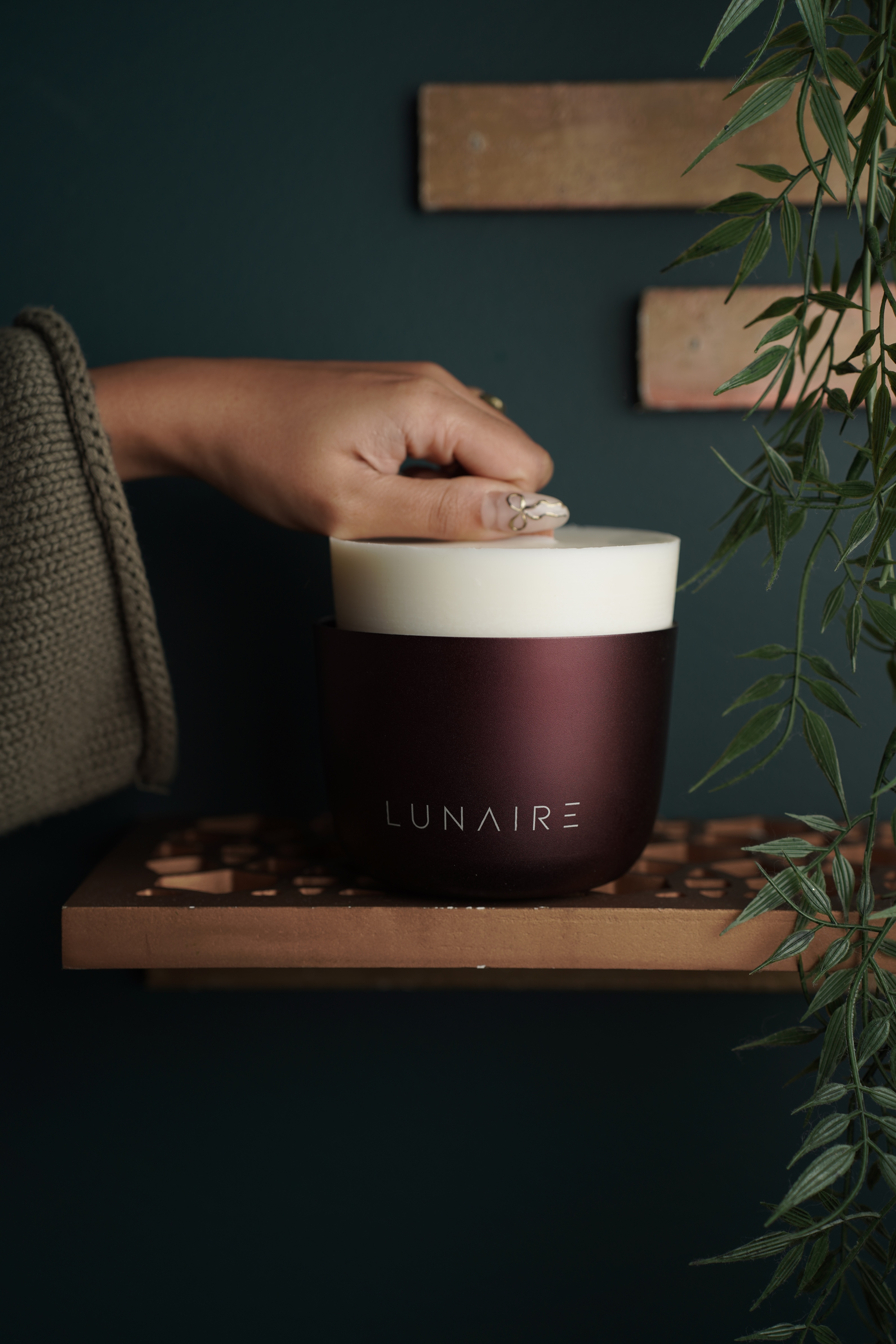 Forever Candle Burgundy