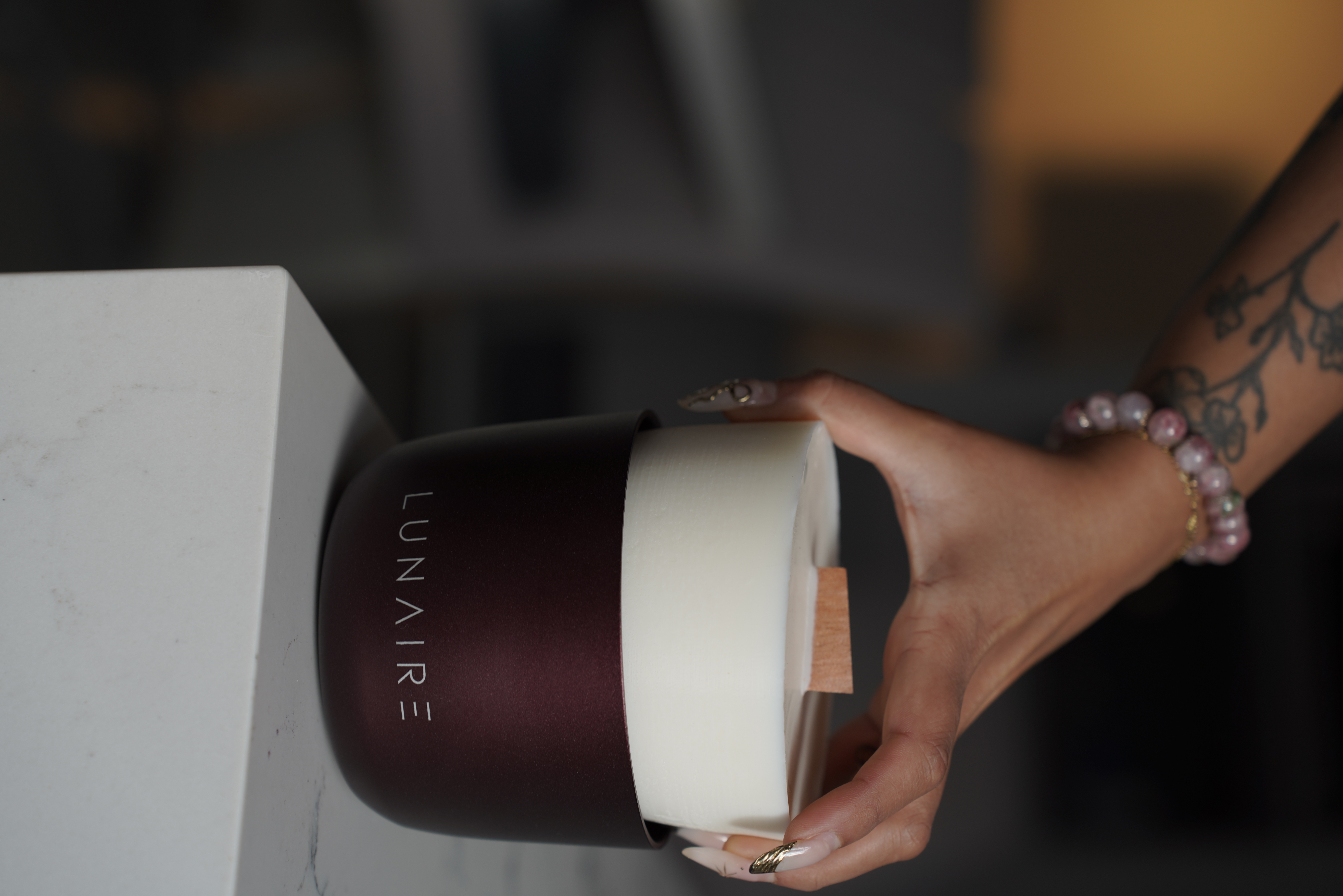 Forever Candle Burgundy