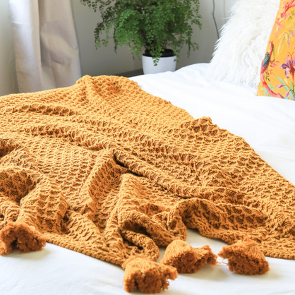 Bijou throw - Honeygold
