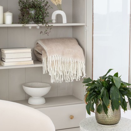 Blonde Reversible Throw