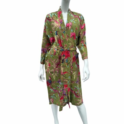 Paradise Kimono Robe Moss