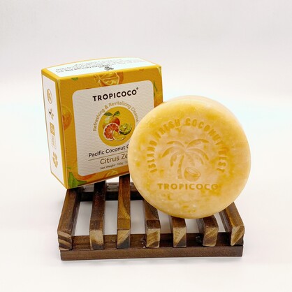 Tropicoco CITRUS ZEST Pacific Coconut Oil Soap
