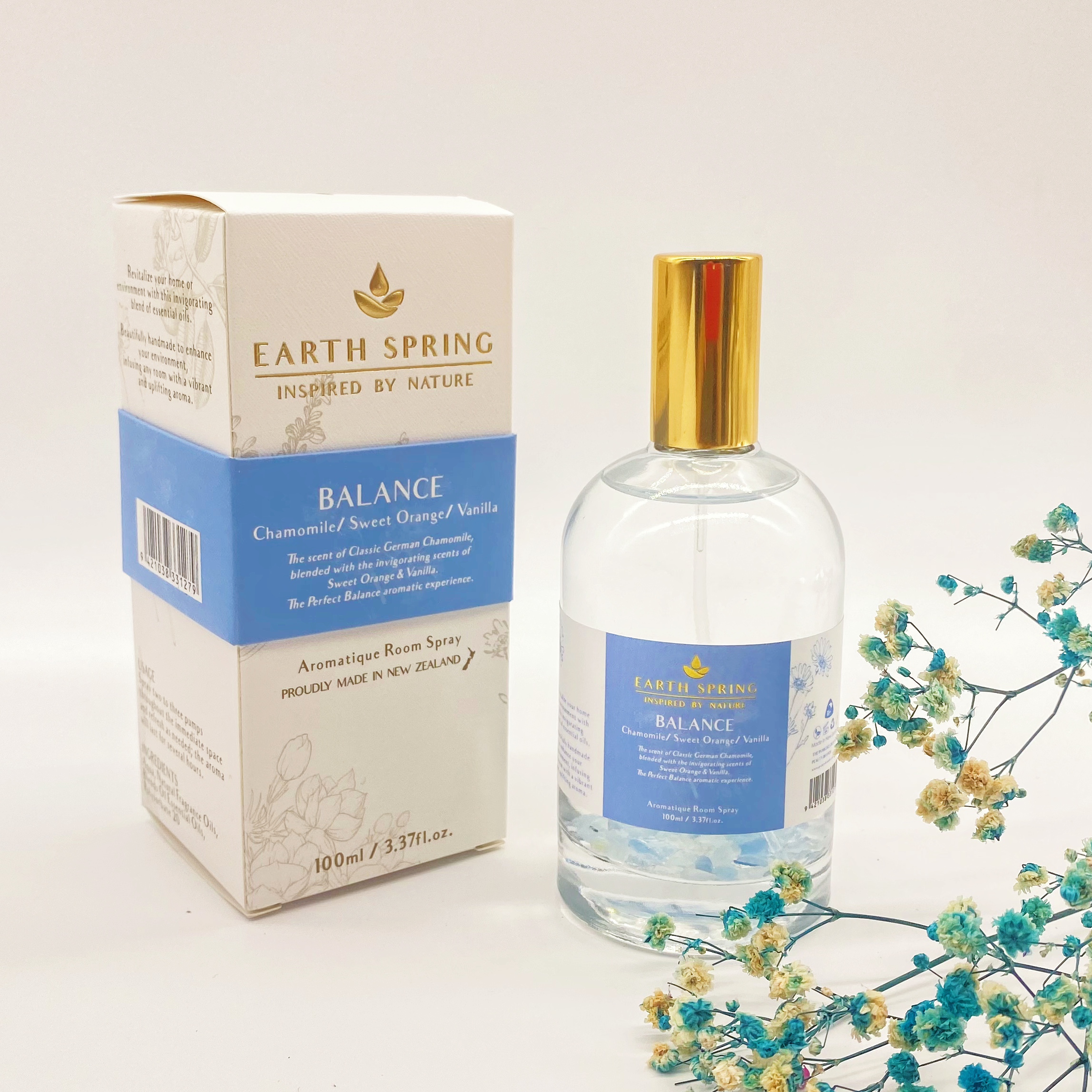 Earth Spring BALANCE Crystal Room Spray 100ml