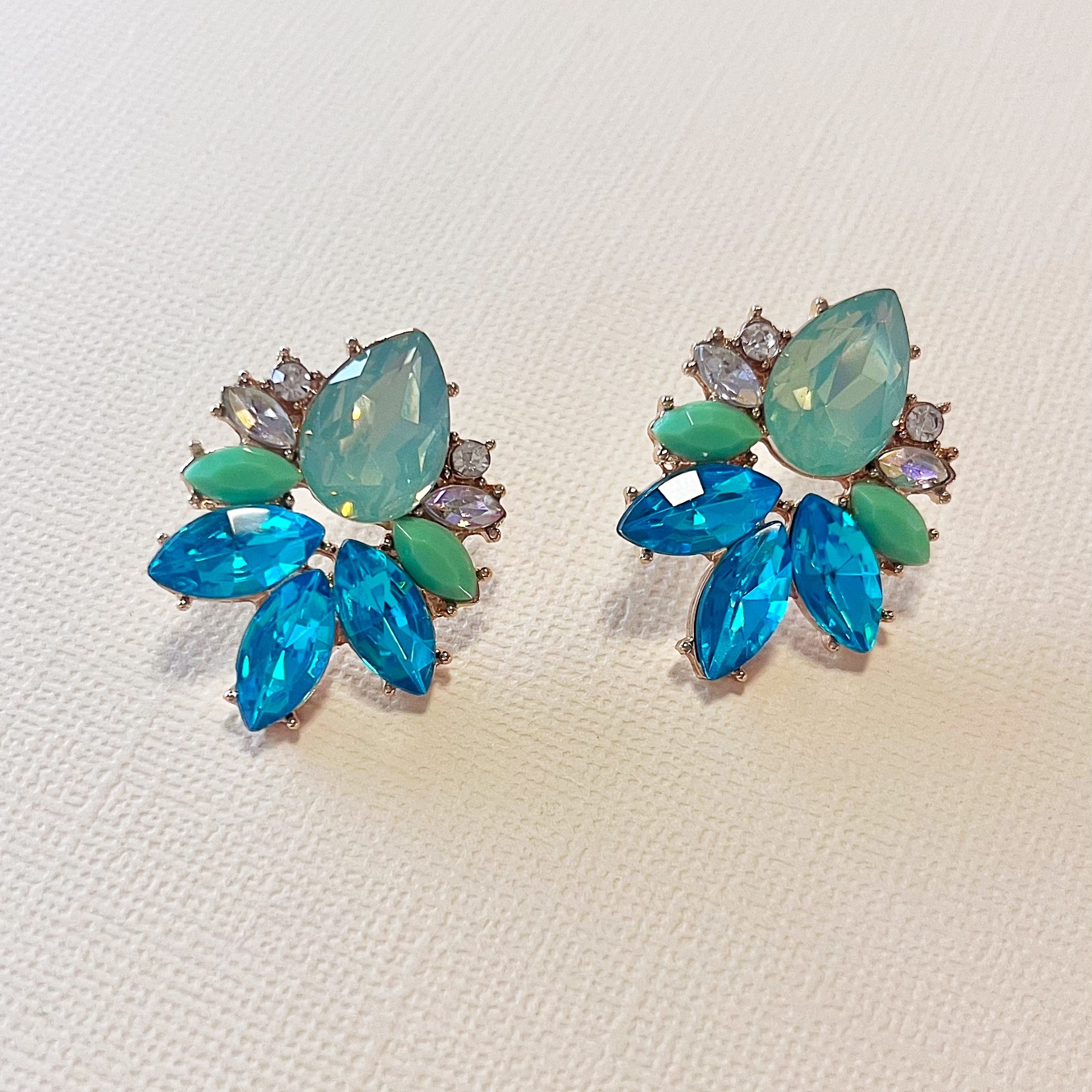 Scout Earrings | Aqua