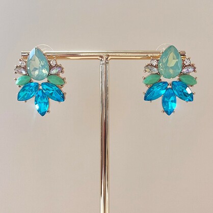 Scout Earrings | Aqua