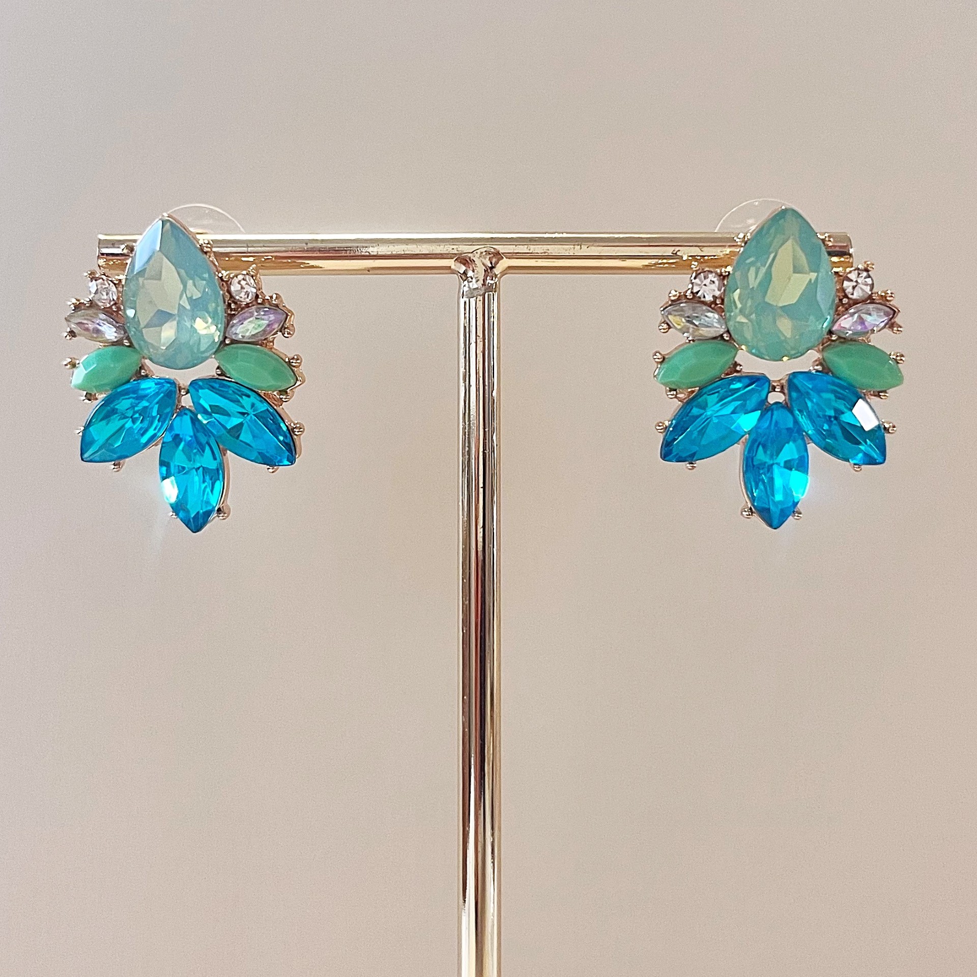 Scout Earrings | Aqua