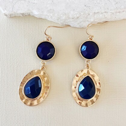Indigo Earrings | Blue