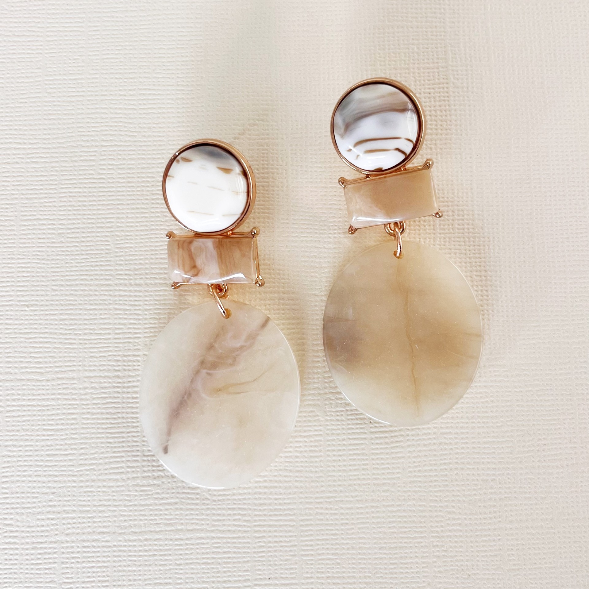 Riley Earrings | Stone