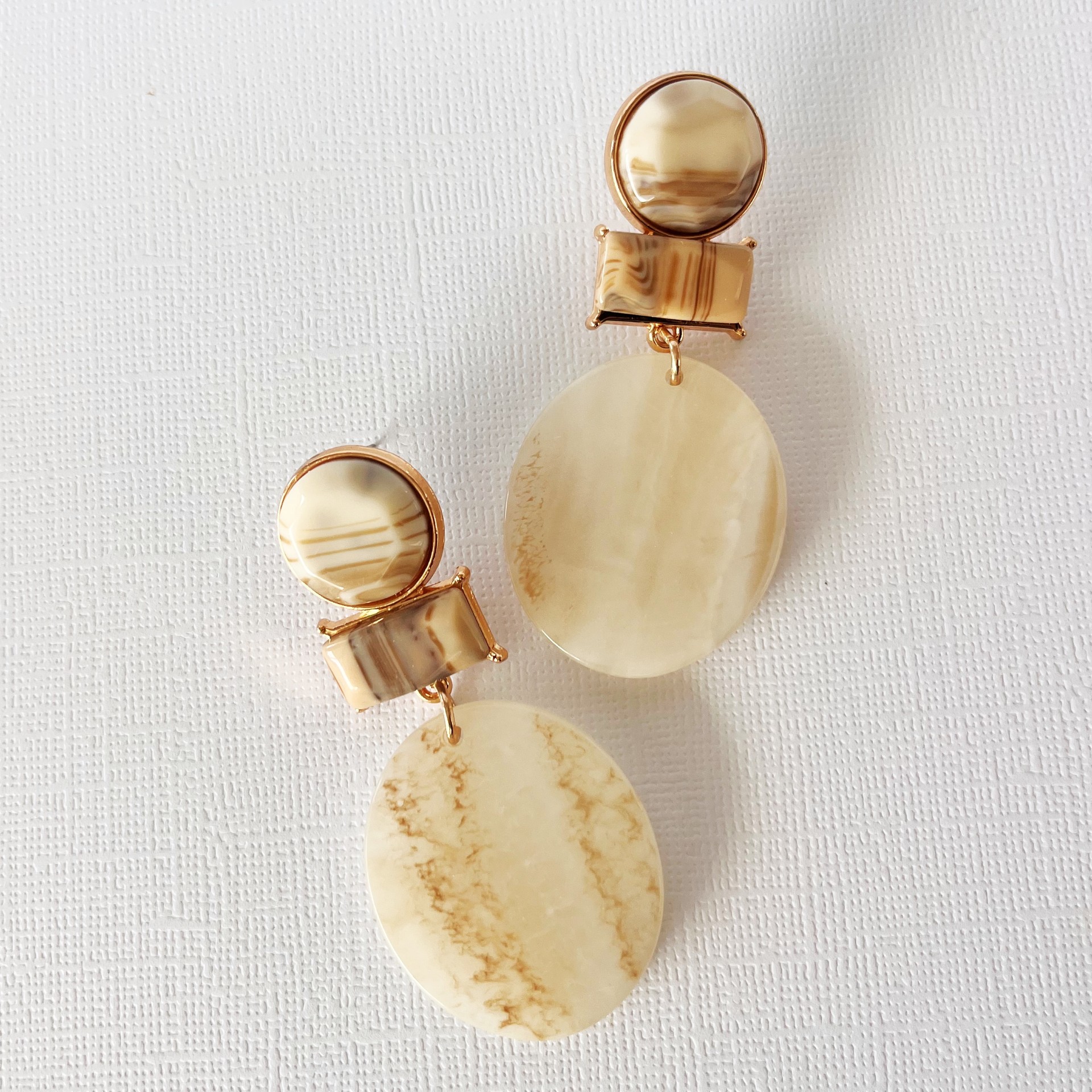 Riley Earrings | Stone