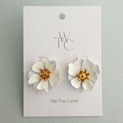 Colette Earrings | White
