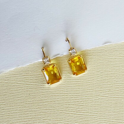Marcella Earrings | Yellow