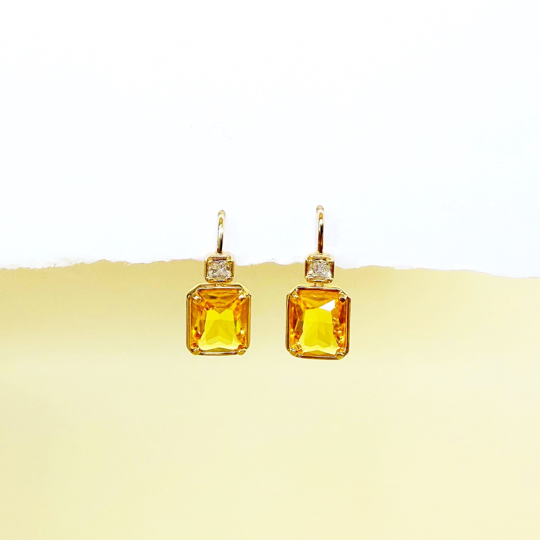Marcella Earrings | Yellow