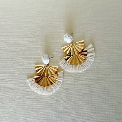 Jojo Earrings | White