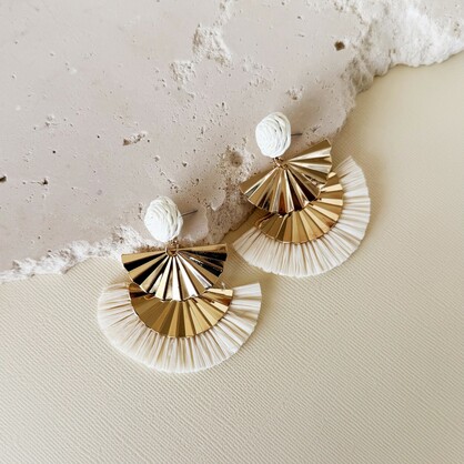 Jojo Earrings | White