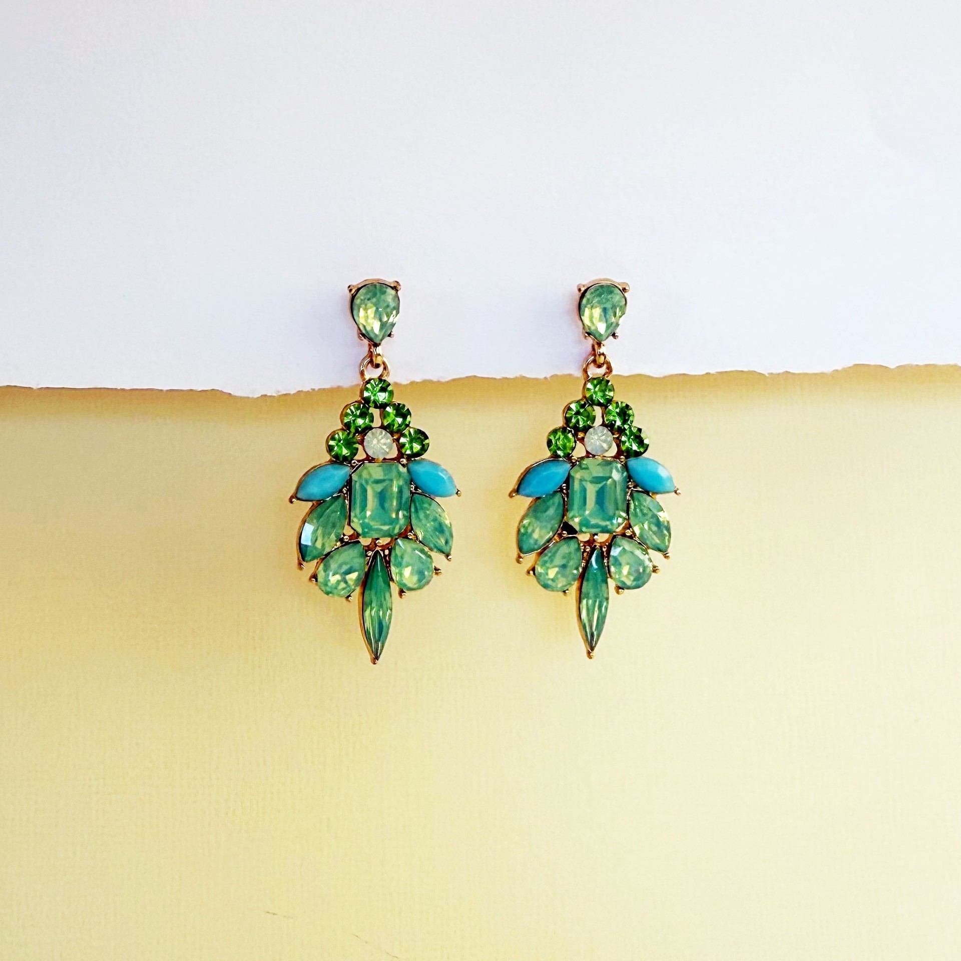 Elodie Earrings | Peridot Green